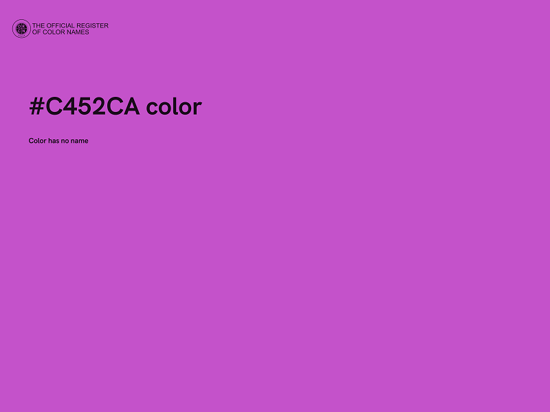 #C452CA color image