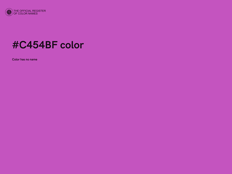 #C454BF color image