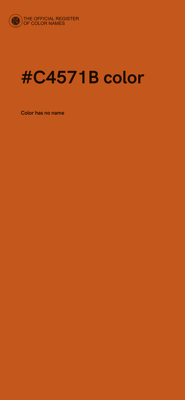#C4571B color image