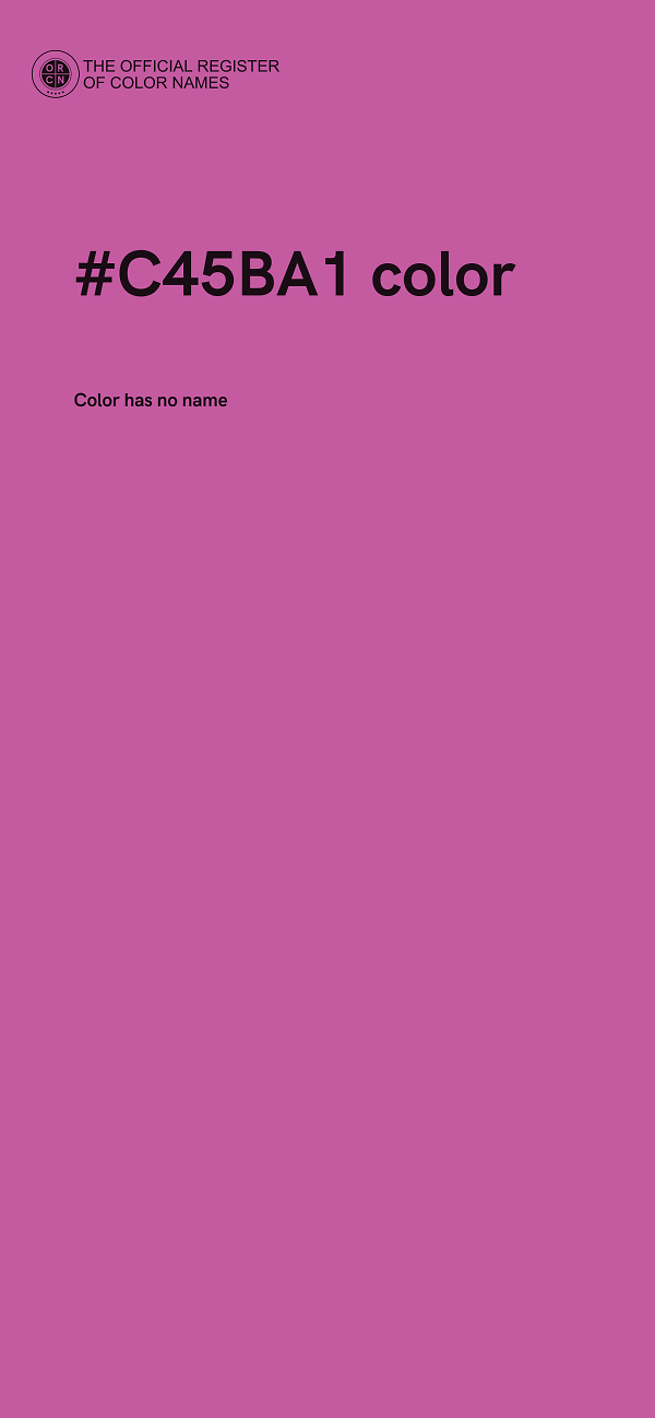 #C45BA1 color image