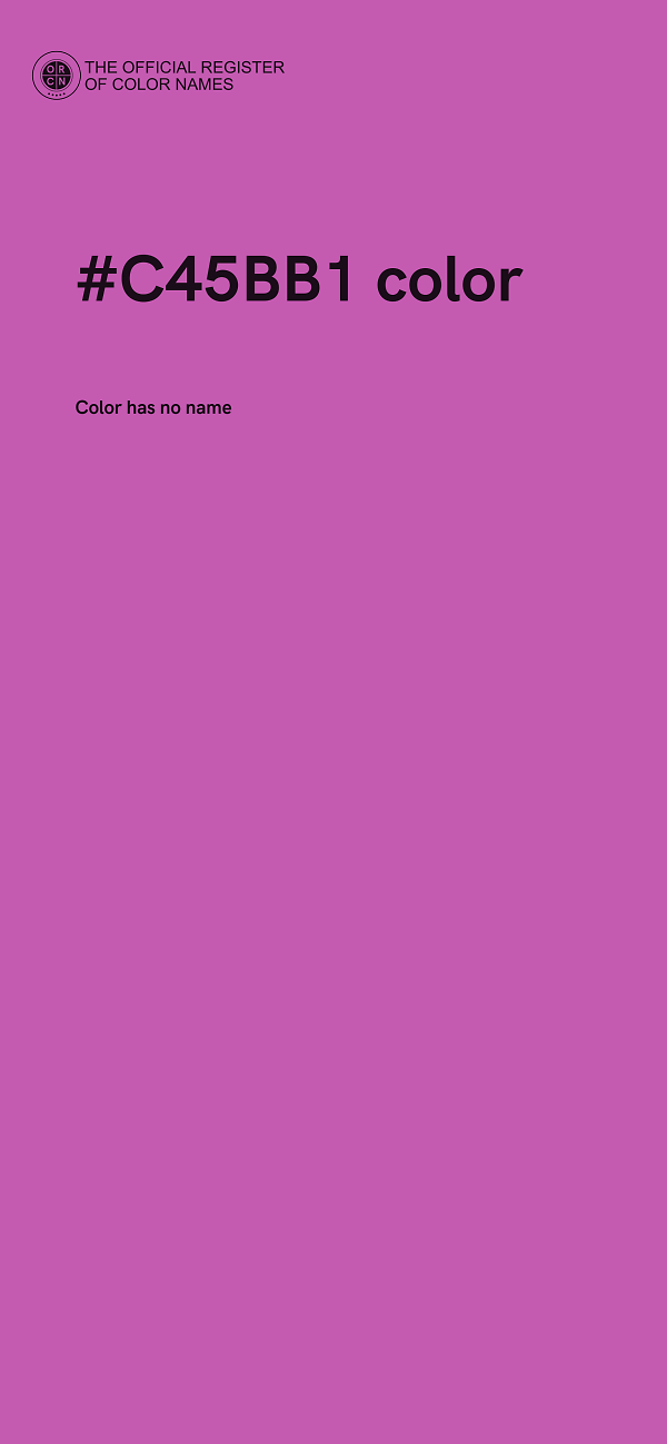 #C45BB1 color image