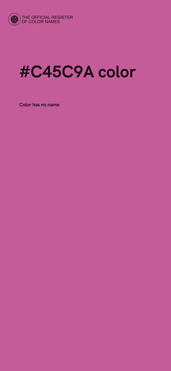 #C45C9A color image