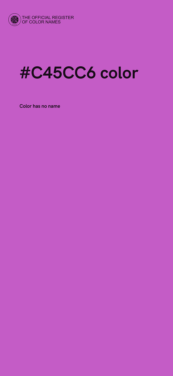 #C45CC6 color image