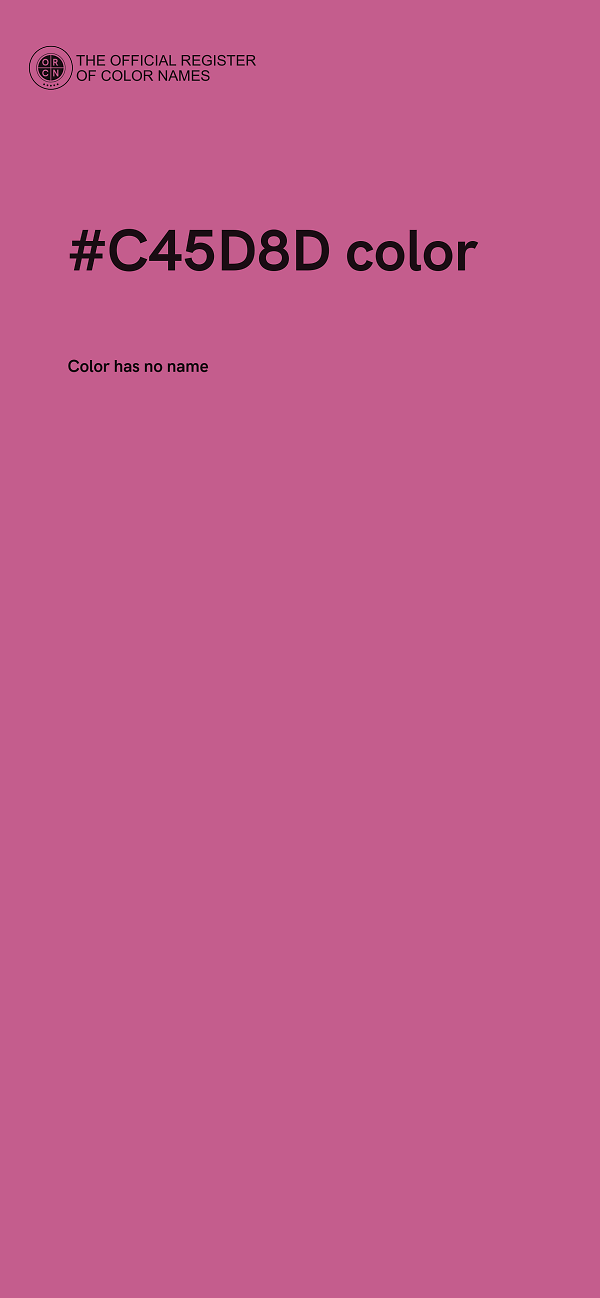 #C45D8D color image