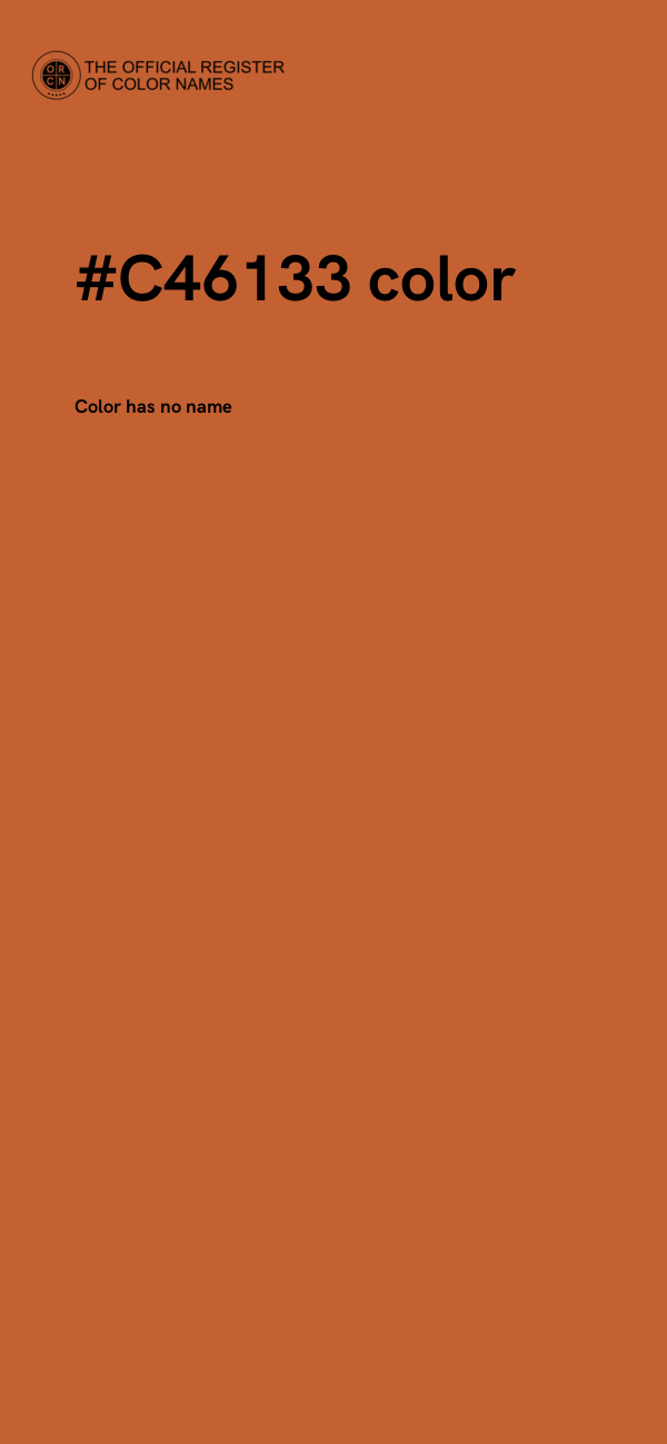 #C46133 color image