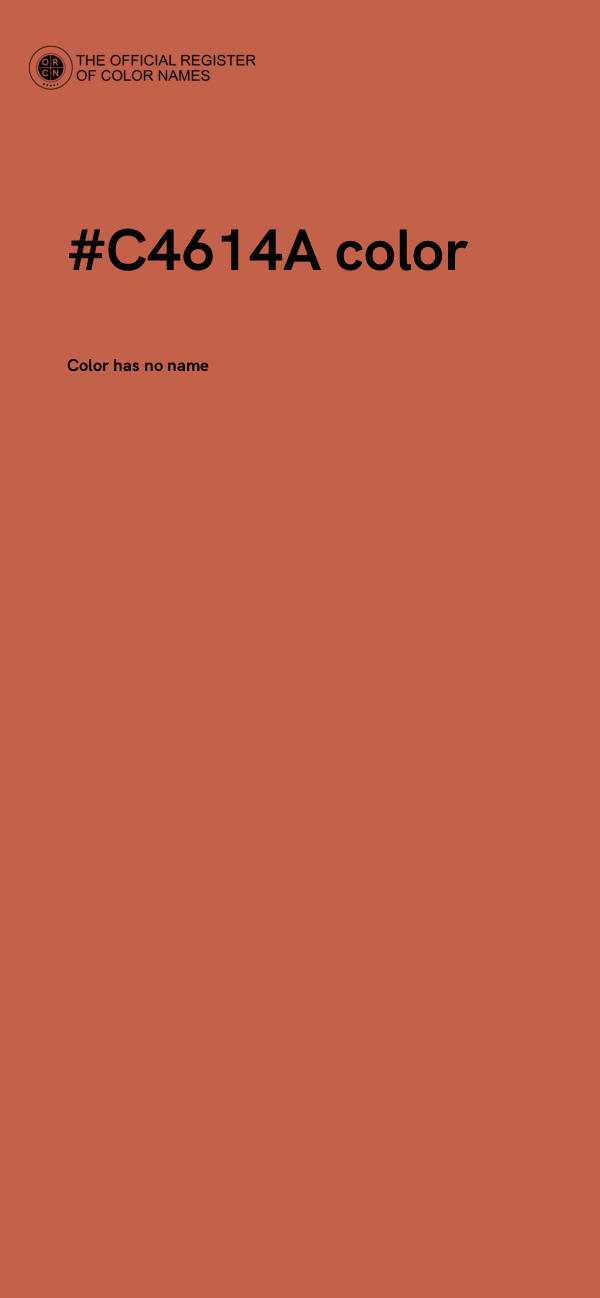 #C4614A color image