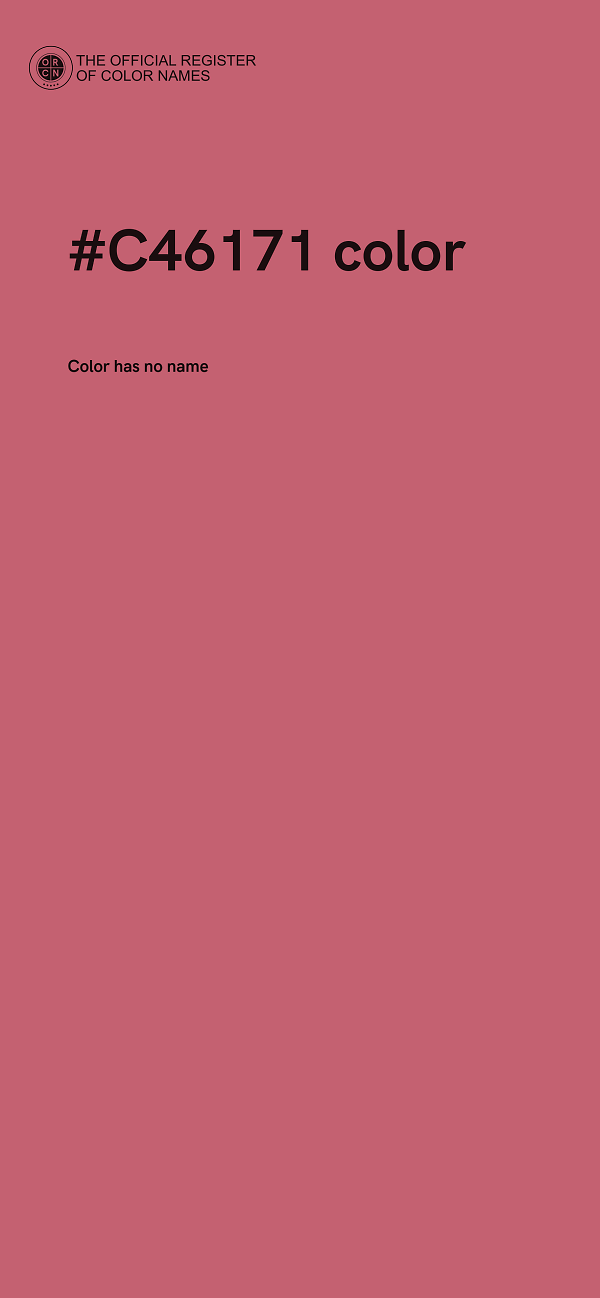 #C46171 color image