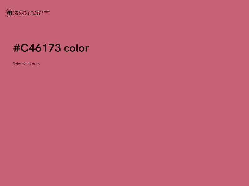 #C46173 color image