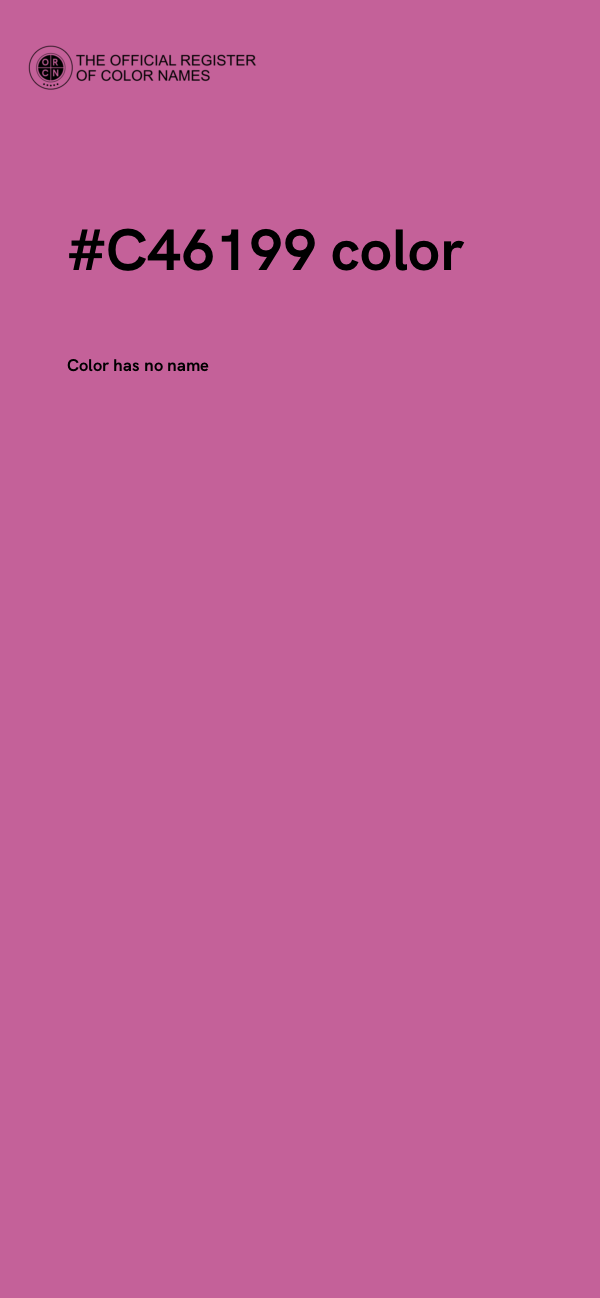 #C46199 color image