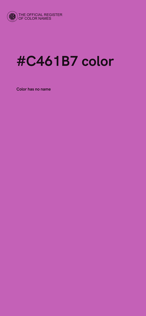 #C461B7 color image