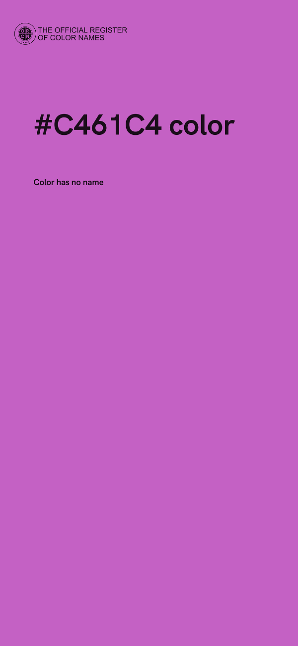 #C461C4 color image