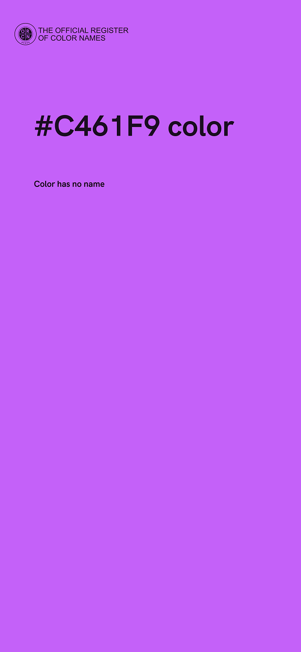 #C461F9 color image