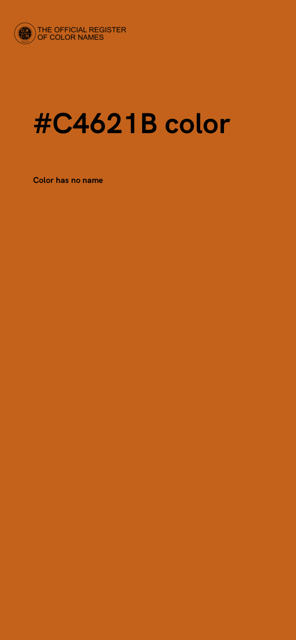 #C4621B color image