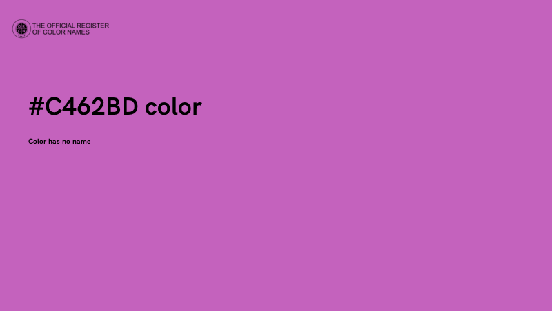 #C462BD color image