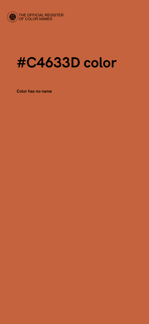 #C4633D color image