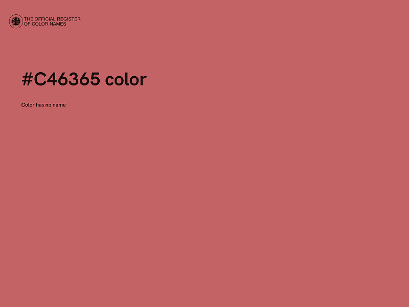 #C46365 color image