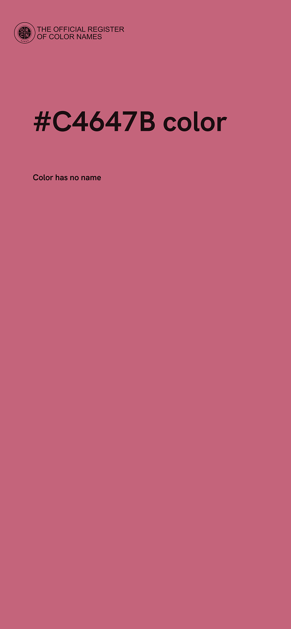 #C4647B color image