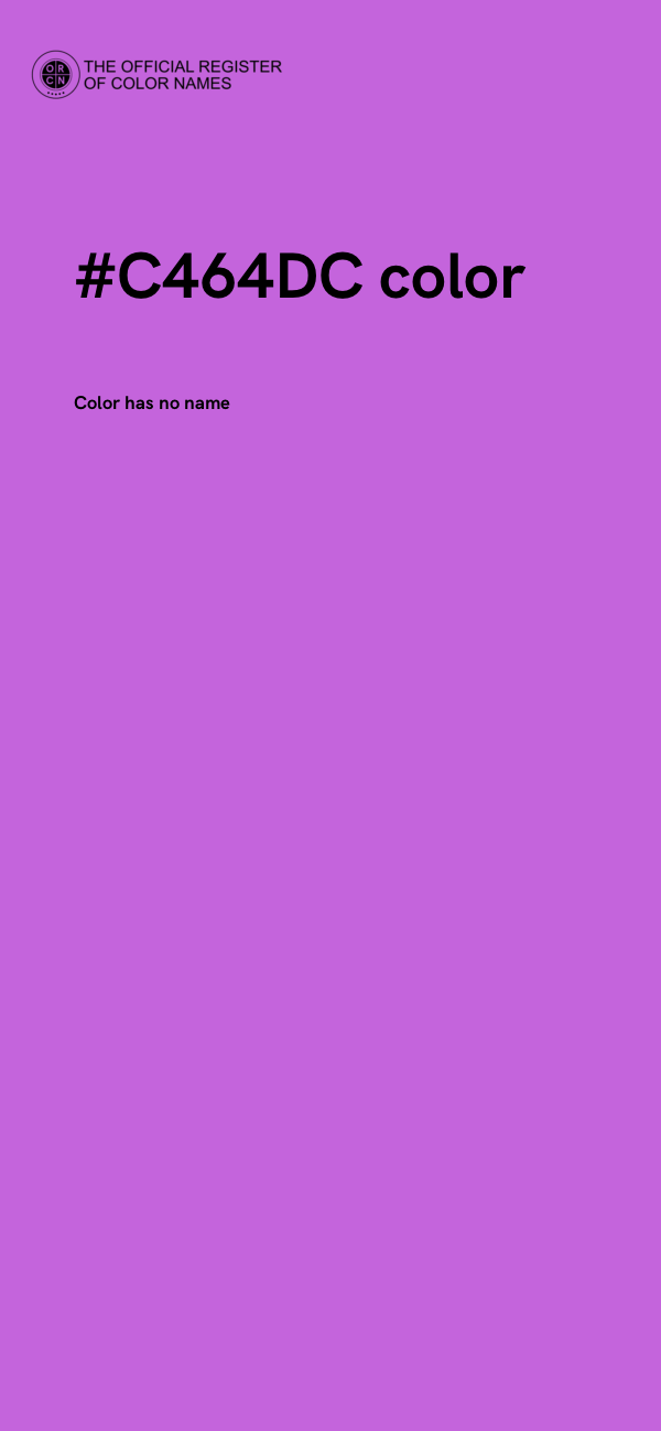 #C464DC color image