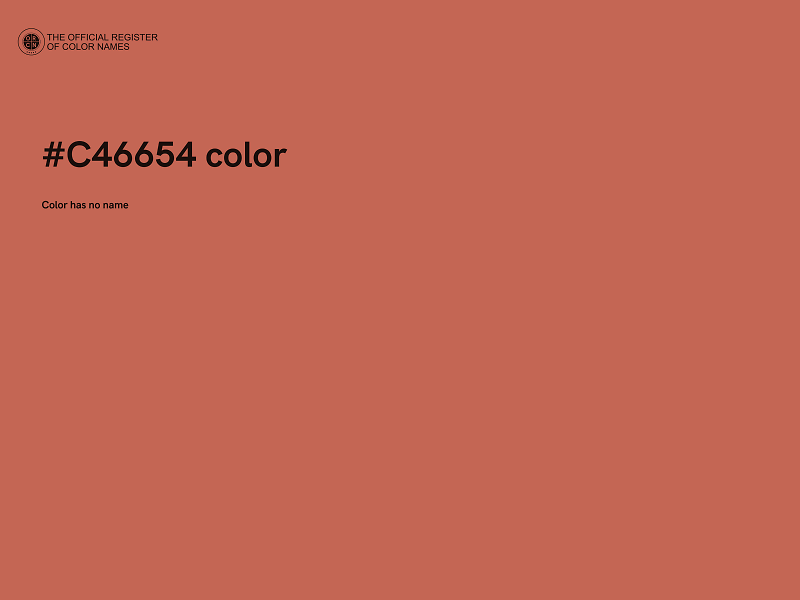 #C46654 color image