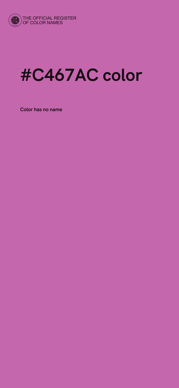 #C467AC color image