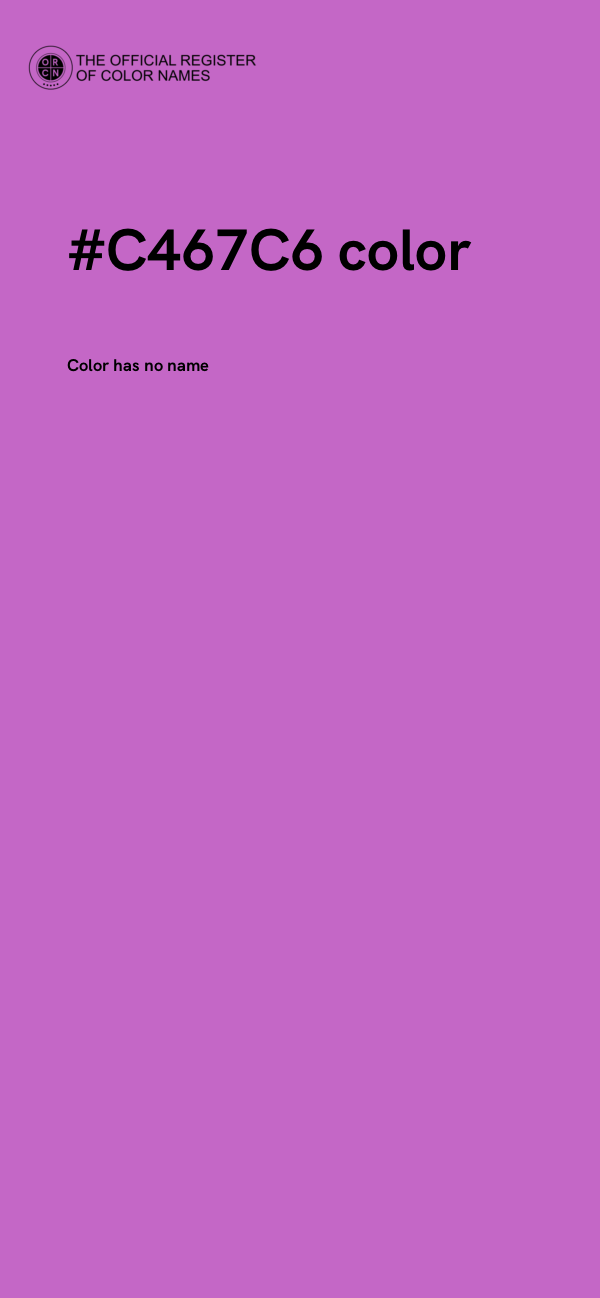 #C467C6 color image