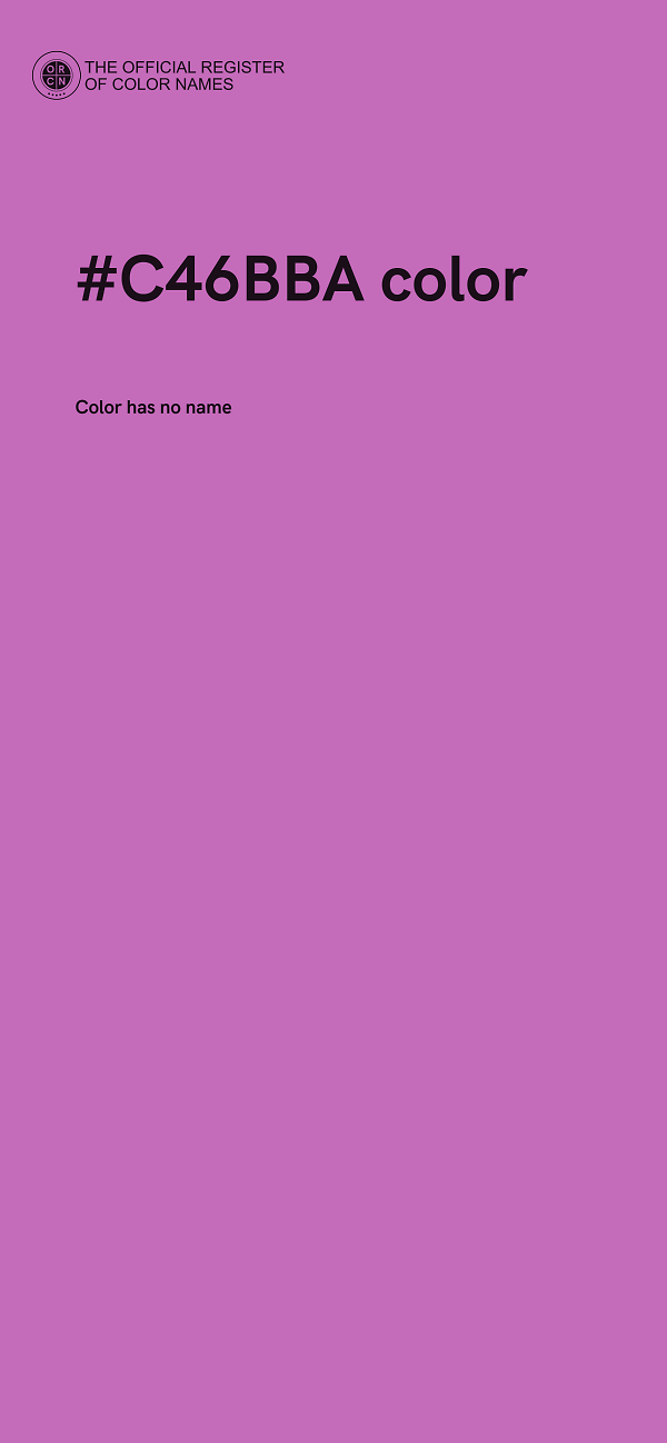 #C46BBA color image
