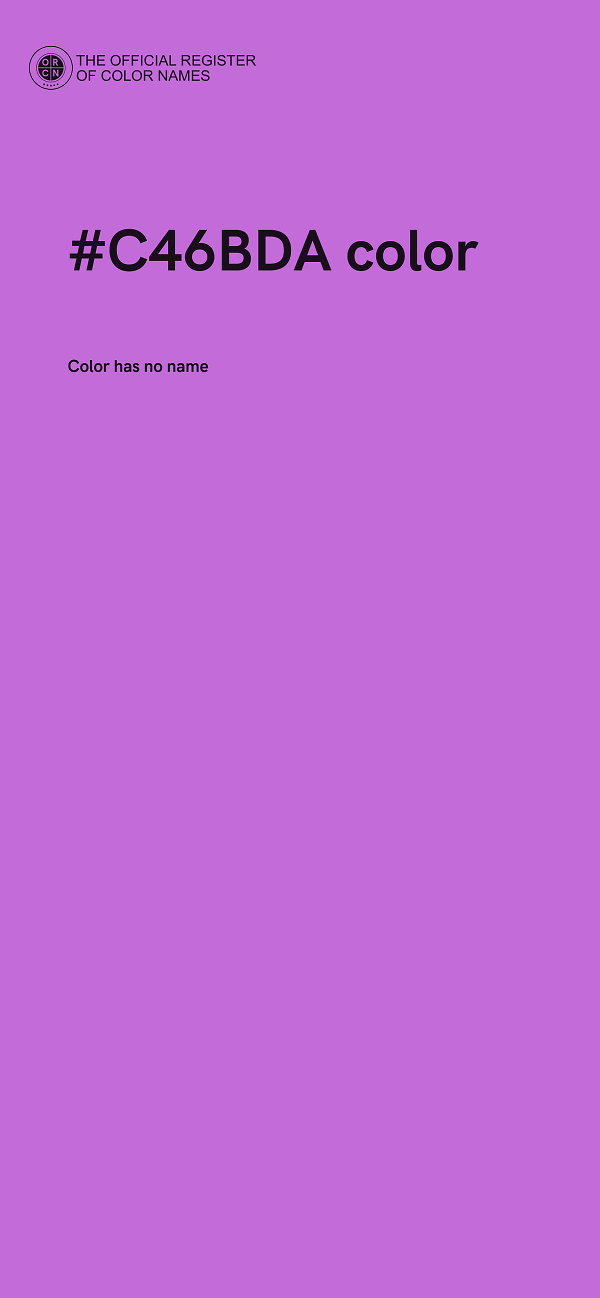 #C46BDA color image