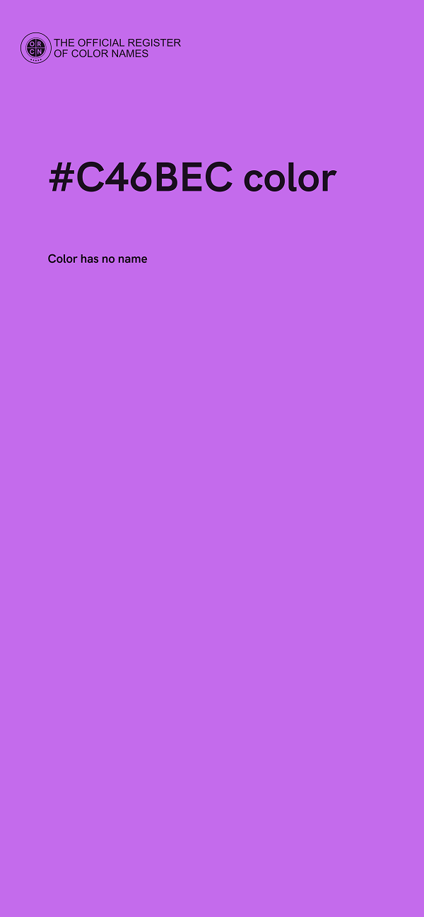 #C46BEC color image