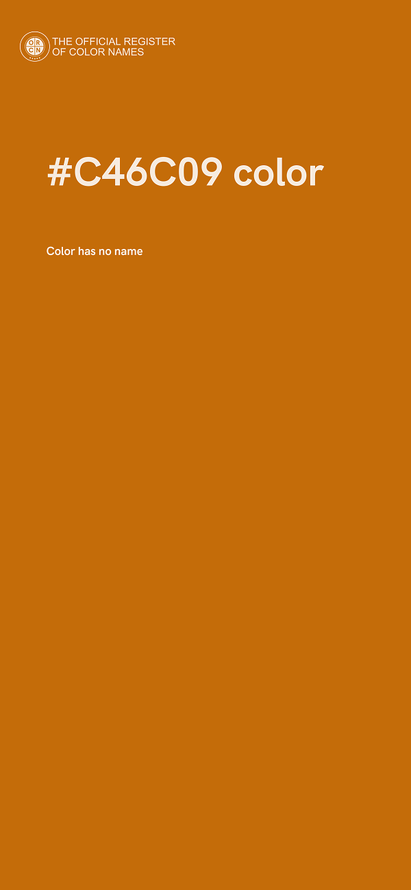 #C46C09 color image
