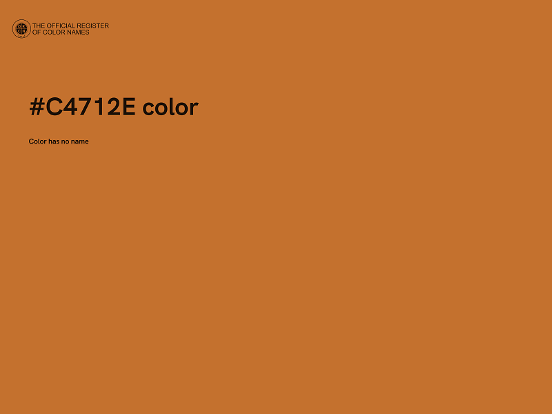 #C4712E color image