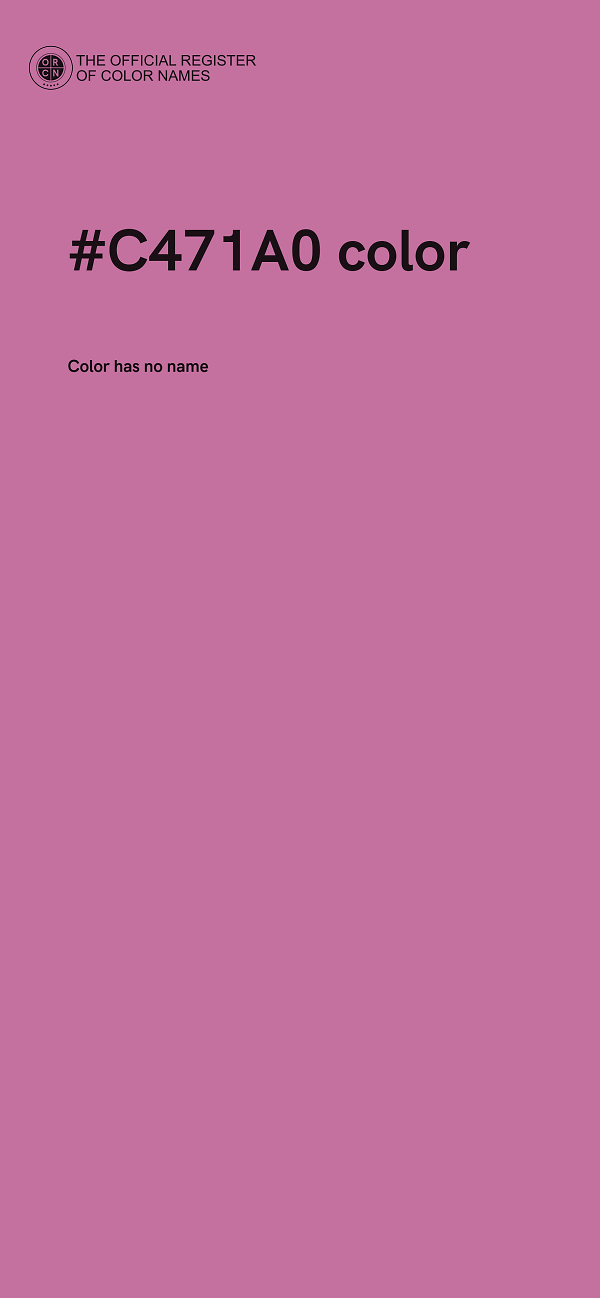 #C471A0 color image