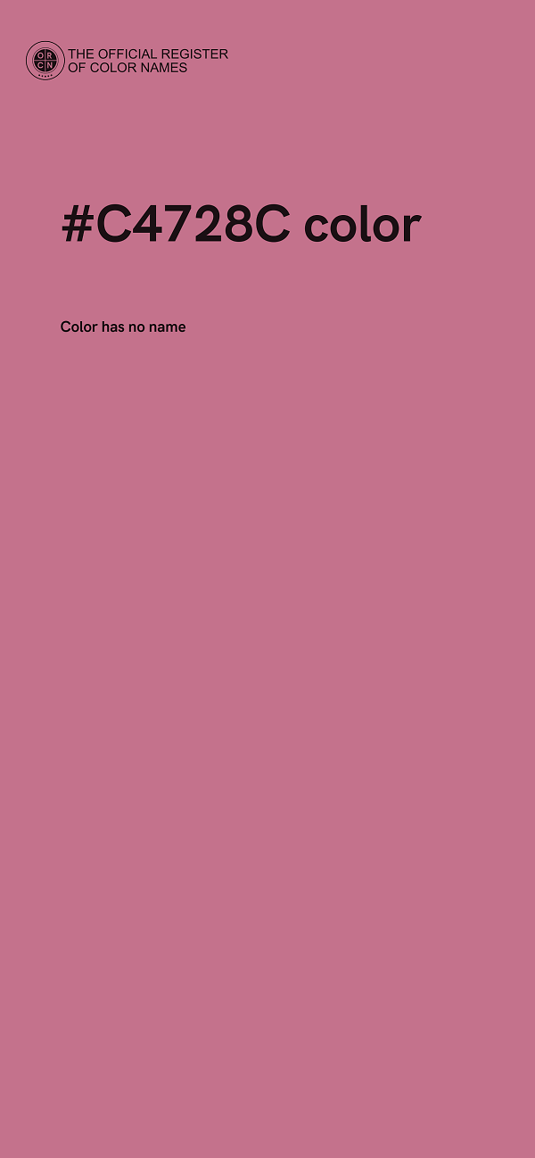 #C4728C color image