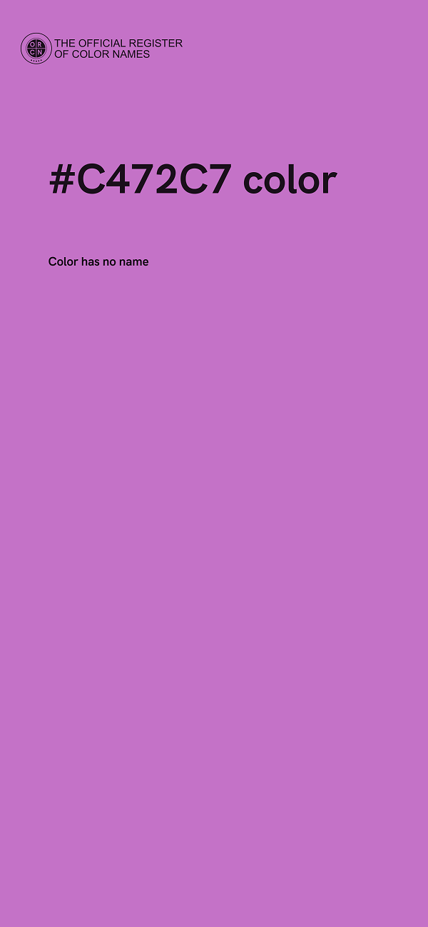 #C472C7 color image