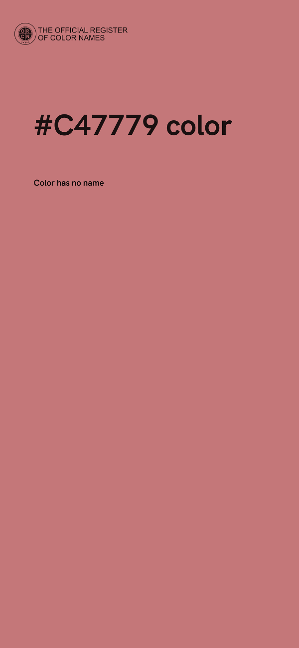 #C47779 color image