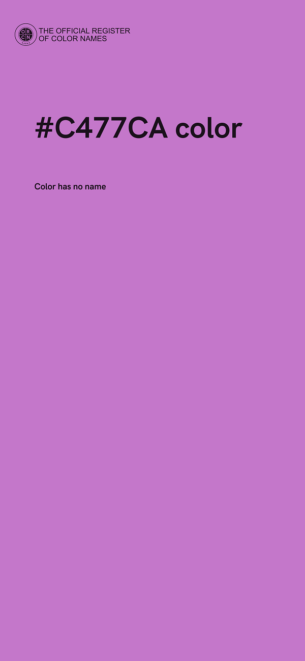 #C477CA color image