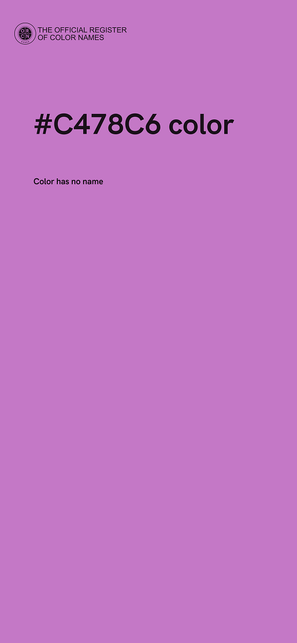 #C478C6 color image