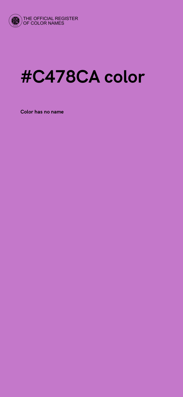 #C478CA color image