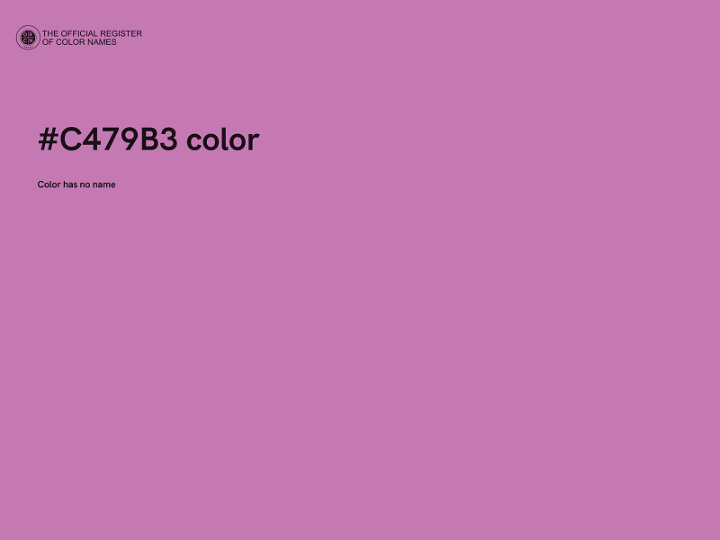 #C479B3 color image