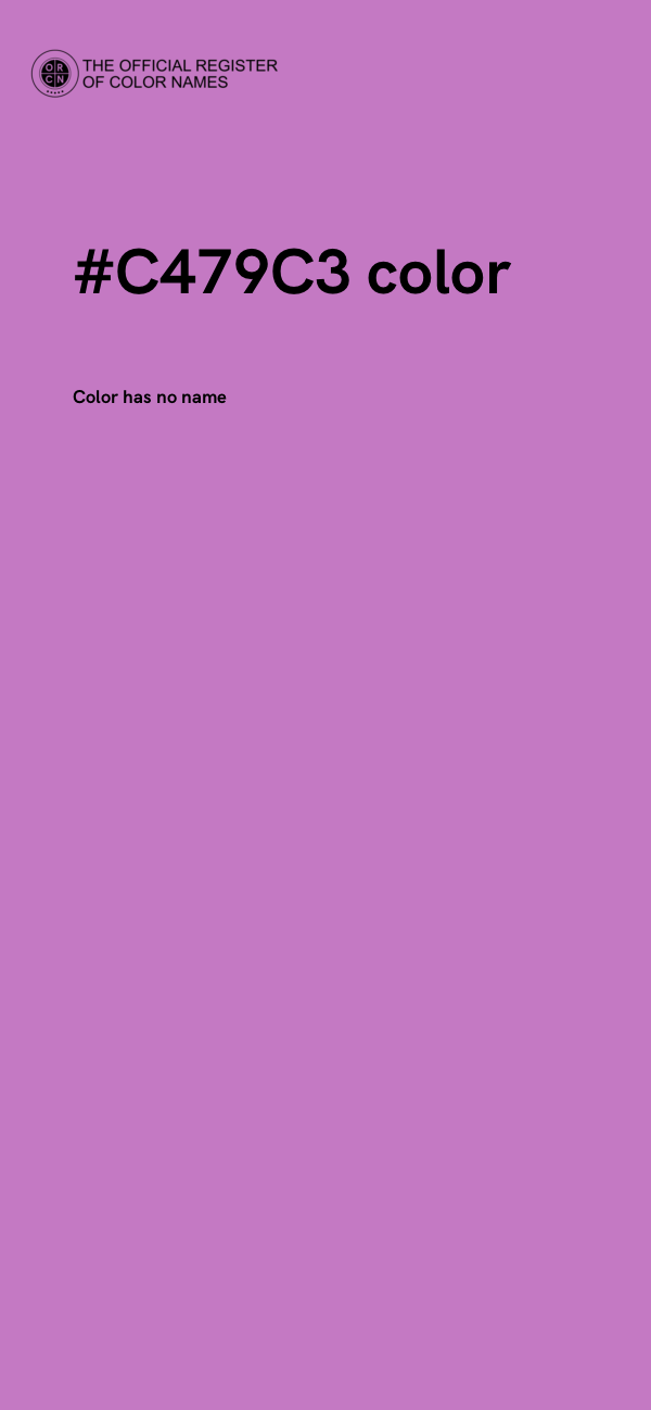 #C479C3 color image
