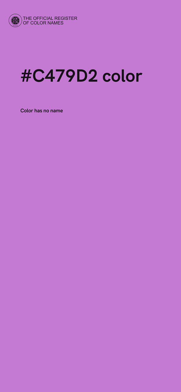 #C479D2 color image