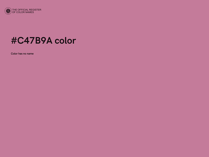 #C47B9A color image