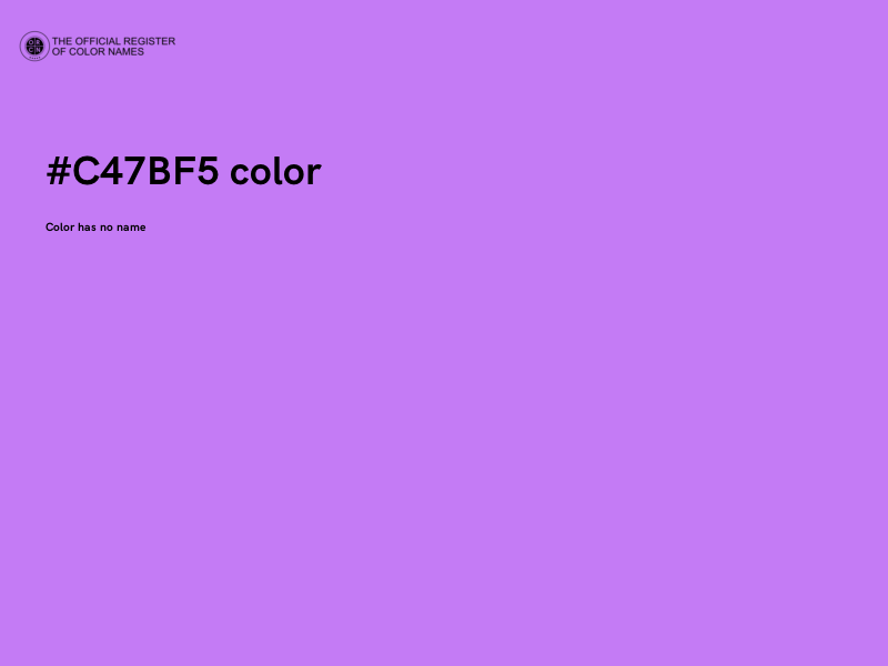 #C47BF5 color image