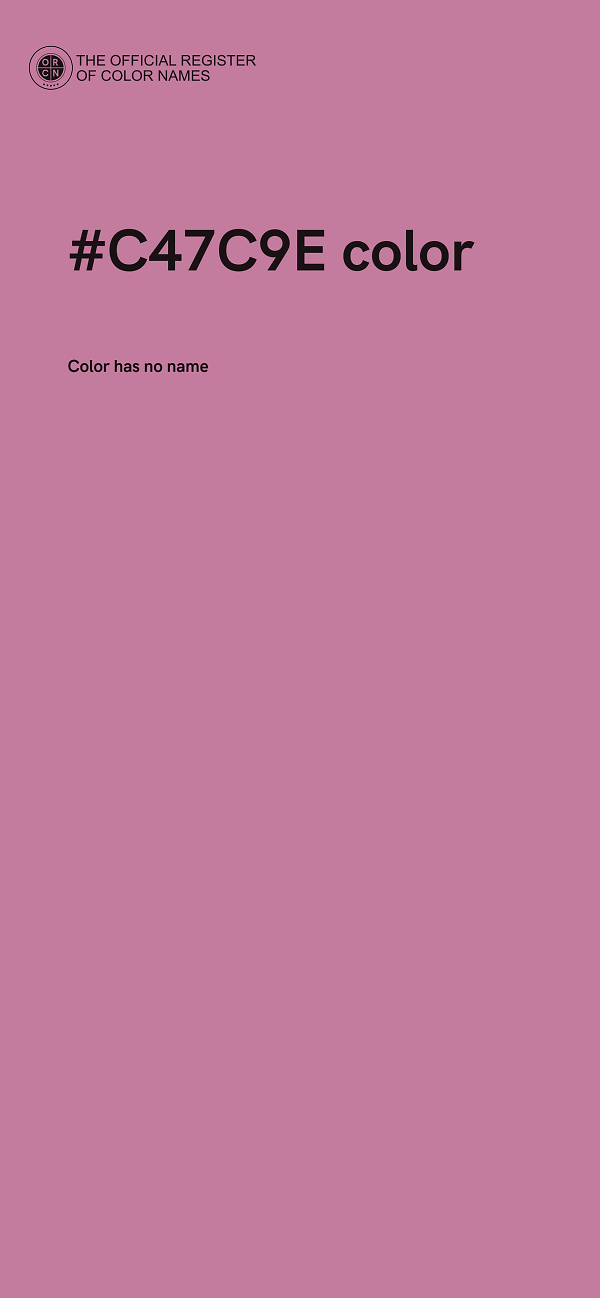 #C47C9E color image