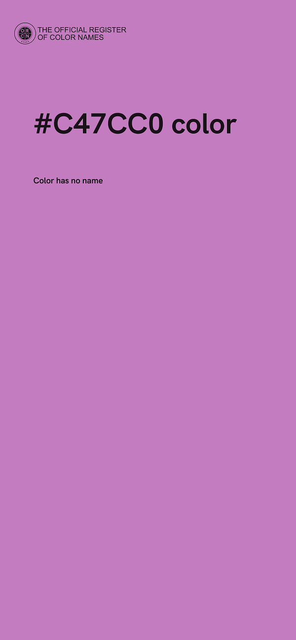 #C47CC0 color image