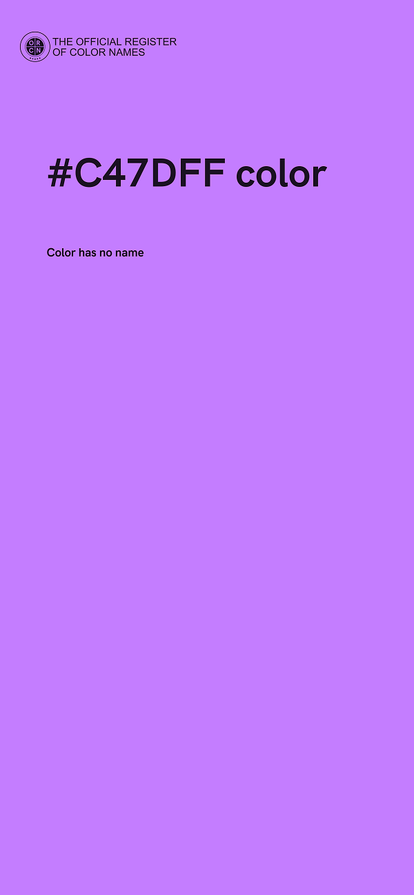 #C47DFF color image