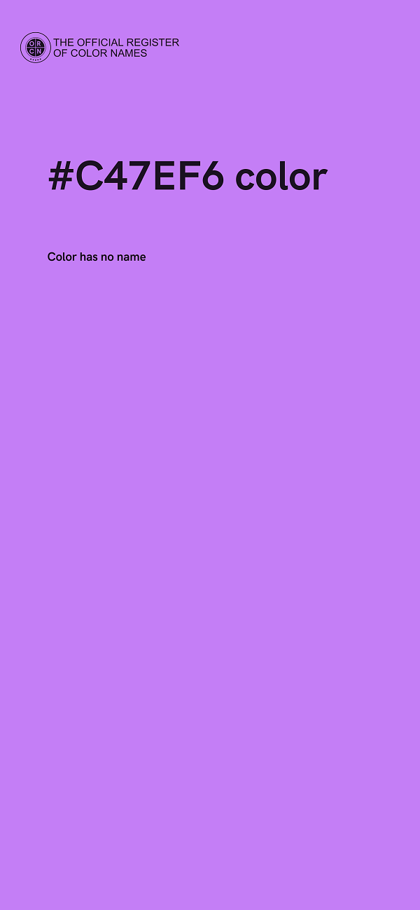 #C47EF6 color image