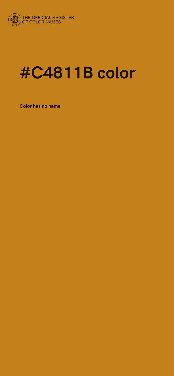 #C4811B color image
