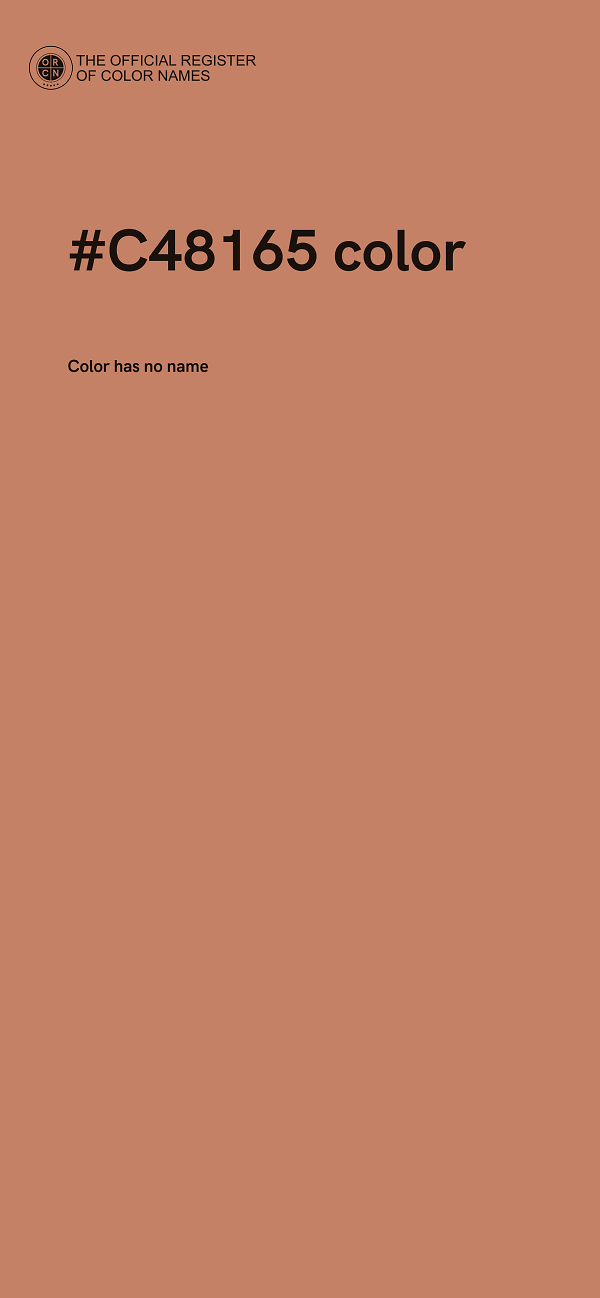 #C48165 color image