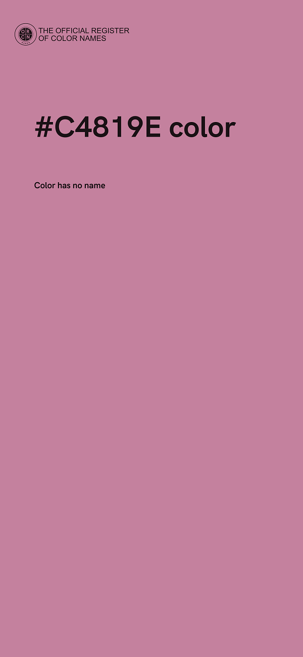 #C4819E color image
