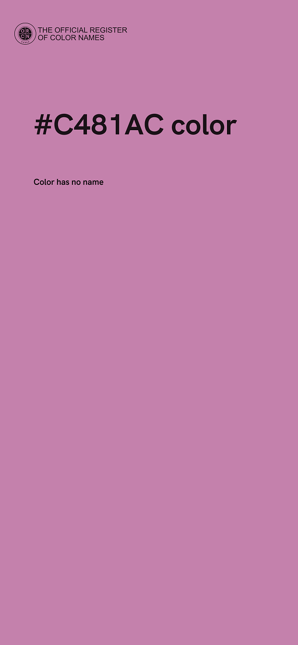 #C481AC color image